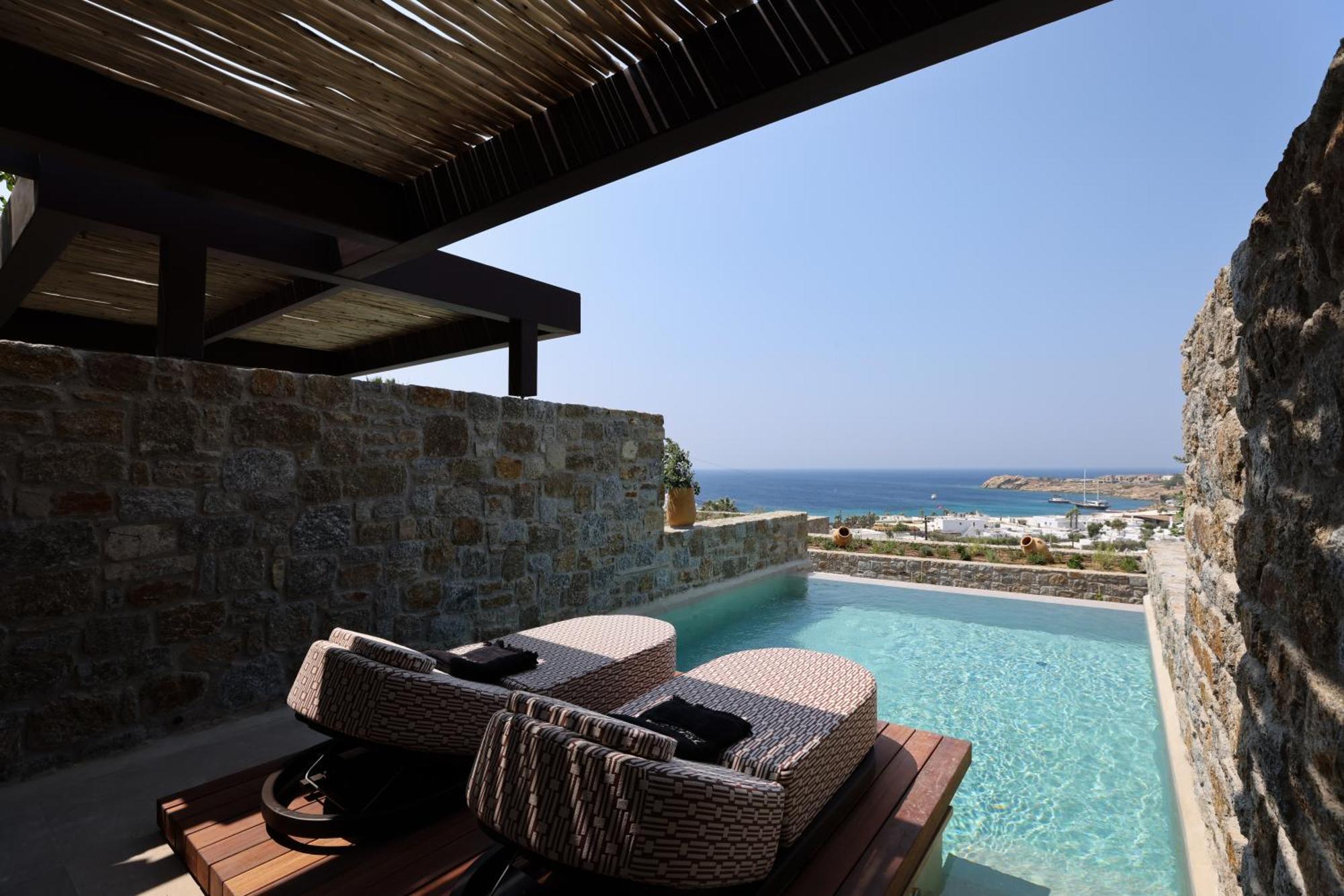 Tropicana Hotel , Suites & Villas Mykonos Paradise Beach  Esterno foto